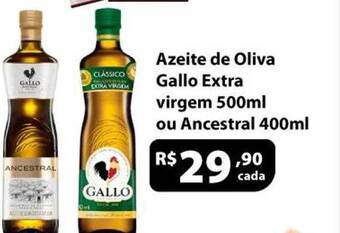 Supermercados Tischler Azeite de oliva gallo extra virgem ou ancestral oferta