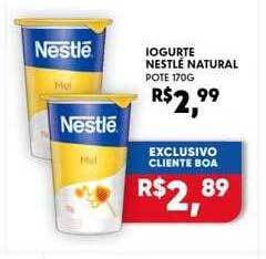 Iogurte nestlé natural