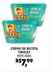 Boa Supermercados Creme de ricota tirolez oferta