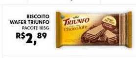 Biscoito wafer triunfo