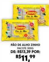 Boa Supermercados Pão de alho zinho oferta