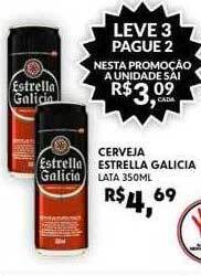 Boa Supermercados Cerveja estrella galicia leve 3 pague 2 oferta