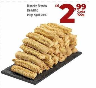 Brasão Supermercados Biscoito brasão de milho oferta