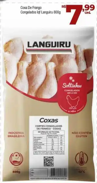 Brasão Supermercados Coxa de frango congelados iqf languiru oferta