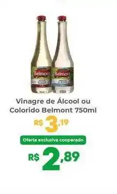 Coocerqui Vinagre de álcool ou colorido belmont oferta