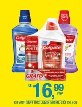 DB Supermercados Kit anti sept buc lumin oferta