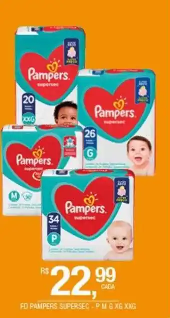 DB Supermercados Fd pampers supersec oferta