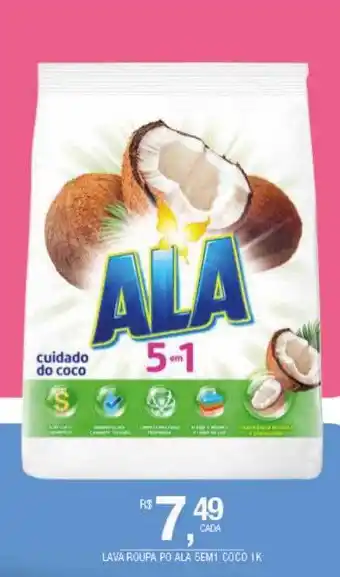 DB Supermercados Lava roupa po ala 5em1 coco 1k oferta