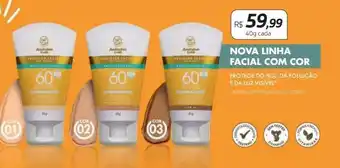 Drogal Protetor solar australian gold fps60 40g oferta