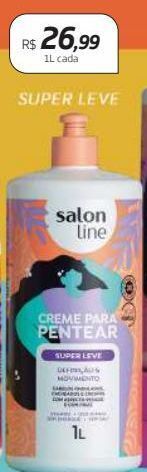 Drogal Creme para pentear salon line super leve1kg oferta