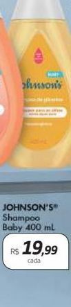 Drogal Shampoo johnson's baby 400ml oferta