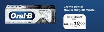 Drogal Creme dental oral-b 102g 3d white oferta