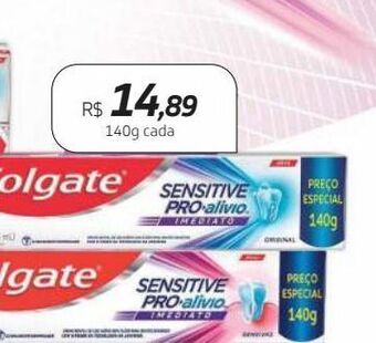Drogal Creme dental colgate sensitive pro alivio imediato 140g oferta
