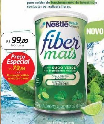 Nestlé fiber mais suco verde 200g