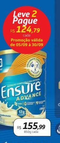 Drogal Ensure advance lata 850g oferta