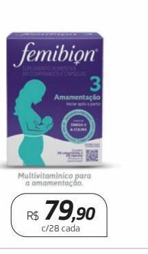 Femibion multivitaminico para a amamentação c/28 cada