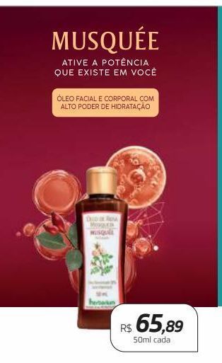 Musquée óleo facial e corporal 50ml