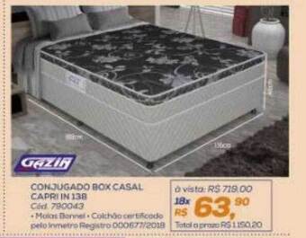 Lojas Colombo Conjugado box casal capri in 138 gazin oferta