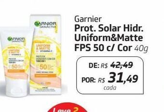 Drogal Protetor solar garnier 40g oferta