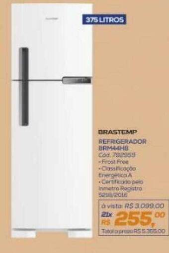 Lojas Colombo Brastemp refrigerador brm44hb oferta
