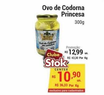 Stok Center Ovo de codorna princesa oferta