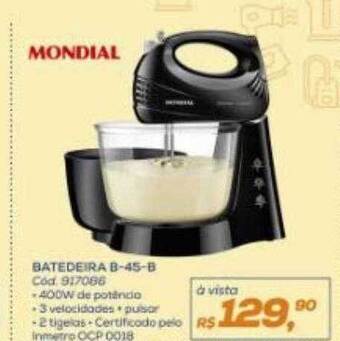 Lojas Colombo Batedeira b-45-b mondial oferta