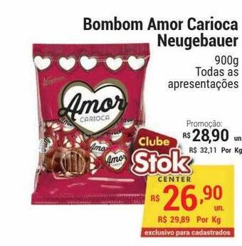 Bombom amor carioca neugebauer