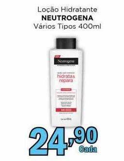 Loção hidratante neutrogena varios tipos