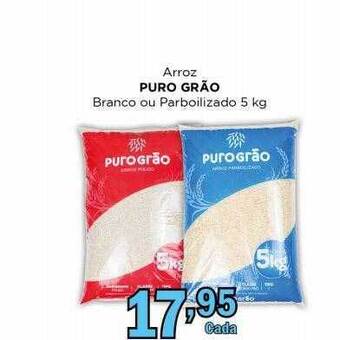 Supermercados Mundial Arroz puro grão branco ou parboilizado oferta