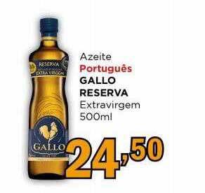 Supermercados Mundial Azeite português gallo reserva extravirgem oferta