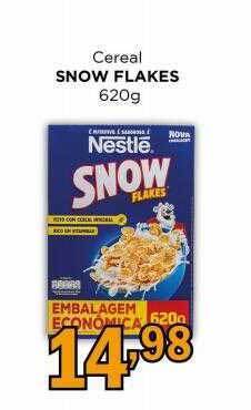 Supermercados Mundial Cereal snow flakes oferta
