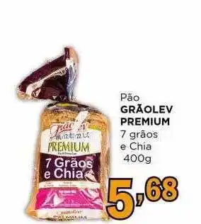 Pão grãolev premium 7 grãos e chia