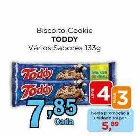 Supermercados Mundial Biscoito cookie toddy varios sabores oferta