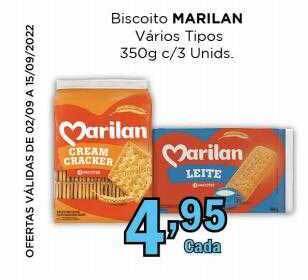 Supermercados Mundial Biscoito marilan varios tipos oferta