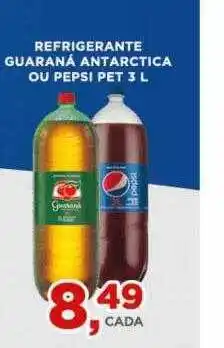 Supermercados Mundial Refrigerante guaraná antarctica ou pepsi oferta