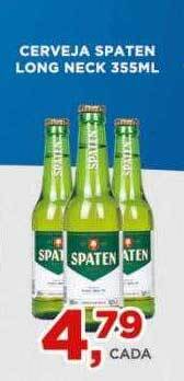 Supermercados Mundial Cerveja spaten long neck oferta
