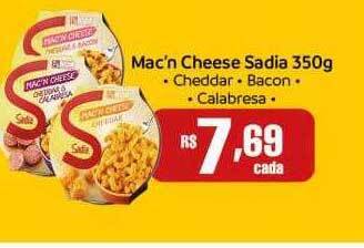Supermercados Mundial Mac'n cheese sadia oferta