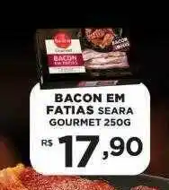Supermercados Mundial Bacon em fatias seara gourmet oferta