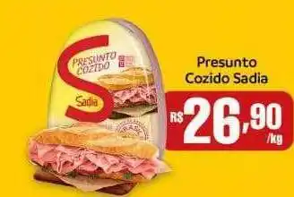 Supermercados Mundial Presunto cozido sadia oferta