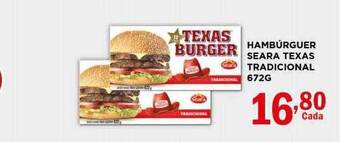 Hambúrguer seara texas tradicional