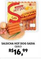 Boa Supermercados Salsicha hot dog sadia oferta