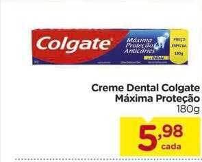 Carrefour Creme dental colgate máxima proteção oferta