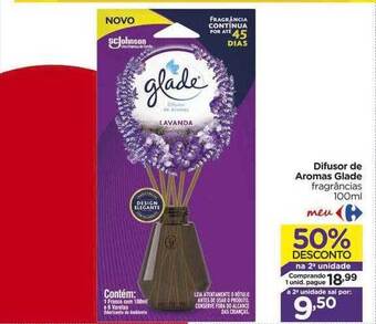 Carrefour Difusor de aromas glade fragrâncias oferta