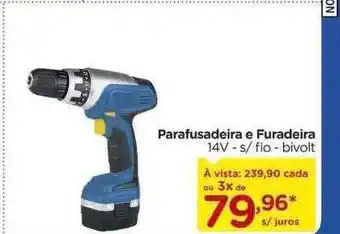 Carrefour Parafusadeira e furadeira oferta
