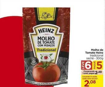 Carrefour Molho de tomate heinz tradicional sachê oferta