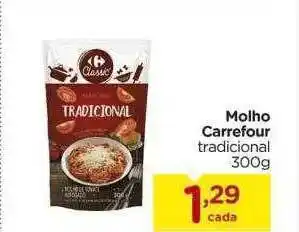 Carrefour Molho carrefour tradicional oferta