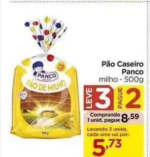 Carrefour Pão caseiro panco milho oferta