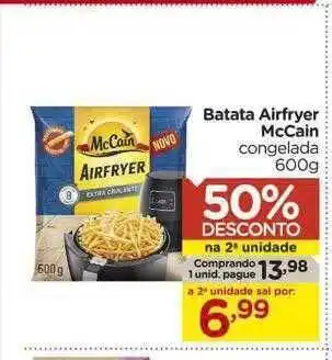 Carrefour Batata airfryer mccain 50% desconto na 2a unidade oferta