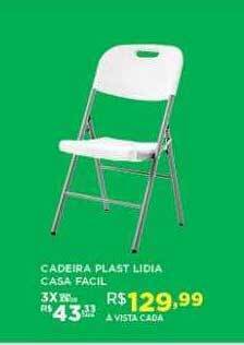 Cadeira plast lidia casa facil