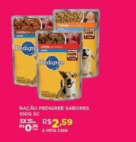 DB Supermercados Ração pedigree sabores oferta